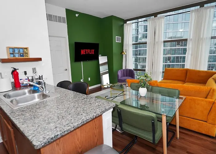 Skyline 2br - 6 Min To Millennium Park Apartamento *